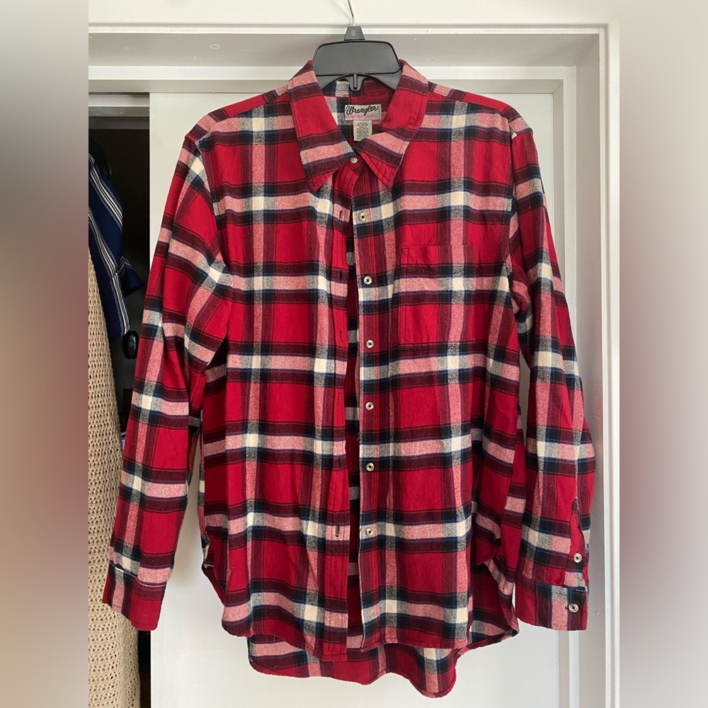 Red Flannel Button-up